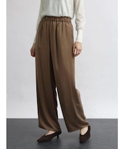 キュプラレーヨンサテンストレートパンツ