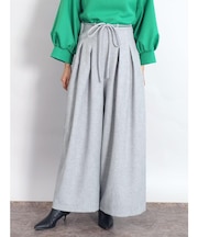 ドローコードタックワイドパンツ