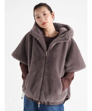 ミンクライクフェイクファーコート