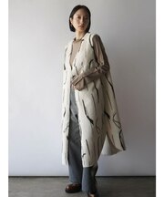 フェイクファー×スエードリバーシブルロングベスト