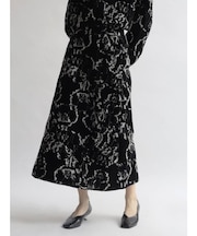 ベロアジャガードスカート