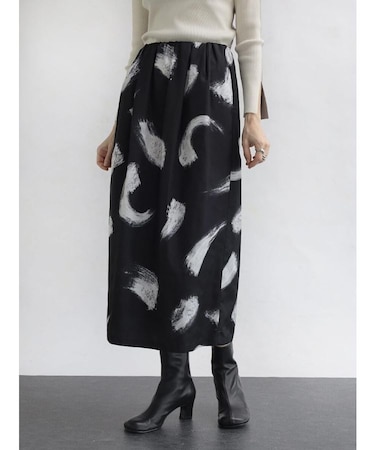 漆喰プリントツイルスカート