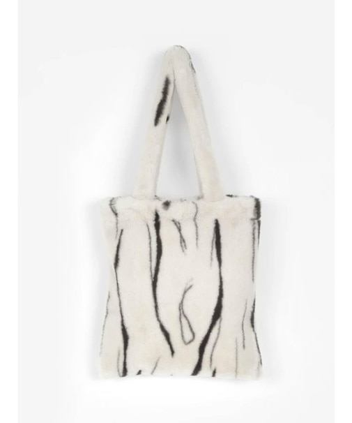 ニュアンスデザインフェイクファートートバッグ