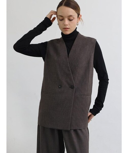 ドライメランジ千鳥ラインジレ