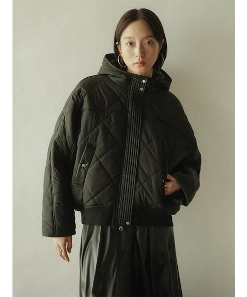 フーディーキルティングジャケット｜メドックの通販｜&mall（アンド