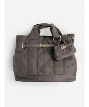 キルティングトートバッグ