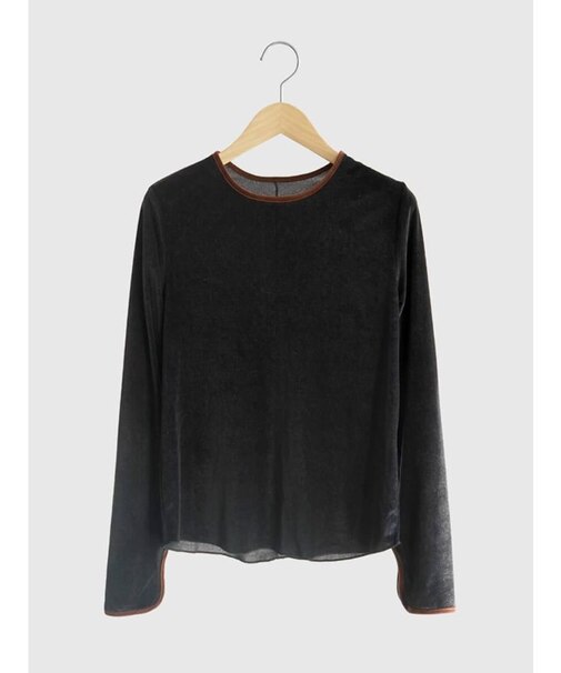 Piping crew neck pullover