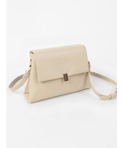 フェイクレザー ショルダーバッグ