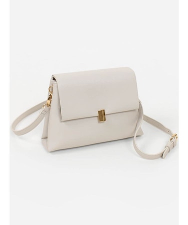 フェイクレザー ショルダーバッグ