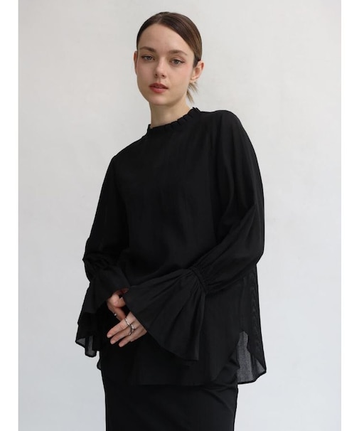 ラッパスリーブブラウス