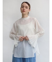 ラッパスリーブブラウス