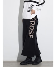 ロゴニットナロースカート
