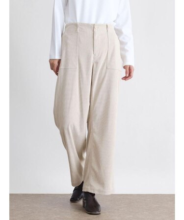 コーデュロイストレートパンツ