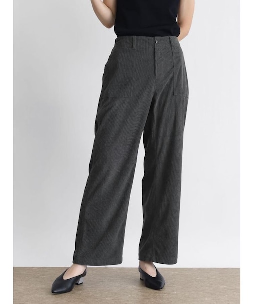 コーデュロイストレートパンツ