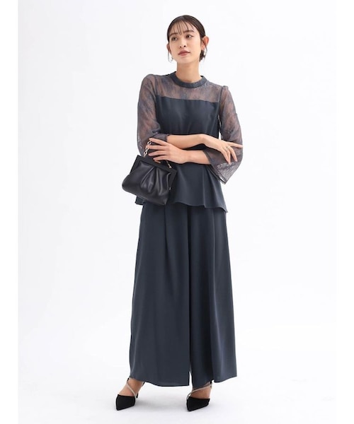 パンツレイヤードスリットドレス｜メドックの通販｜&mall（アンド