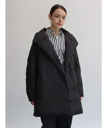 ハイネックミドルAラインコート