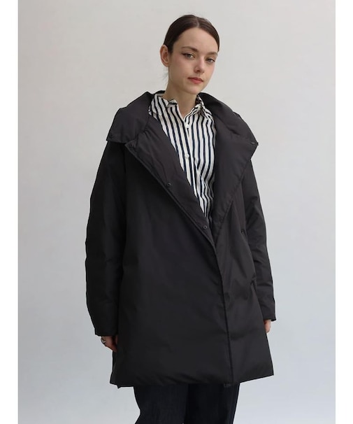 ハイネックミドルAラインコート