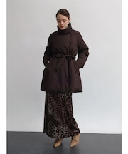 ハイネックミドルAラインコート