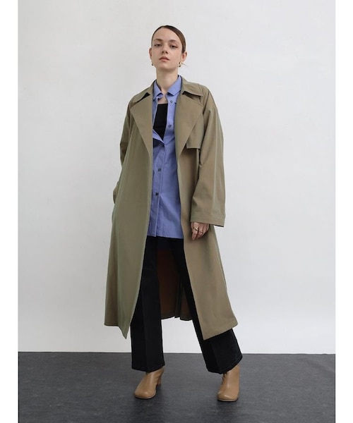 シャンブレーツイルトレンチコート｜メドックの通販｜&mall（アンド