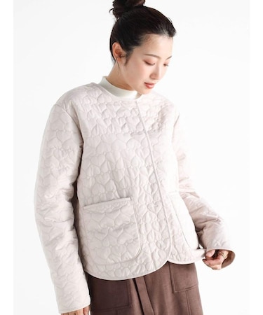 リバーシブルハートキルティングジャケット