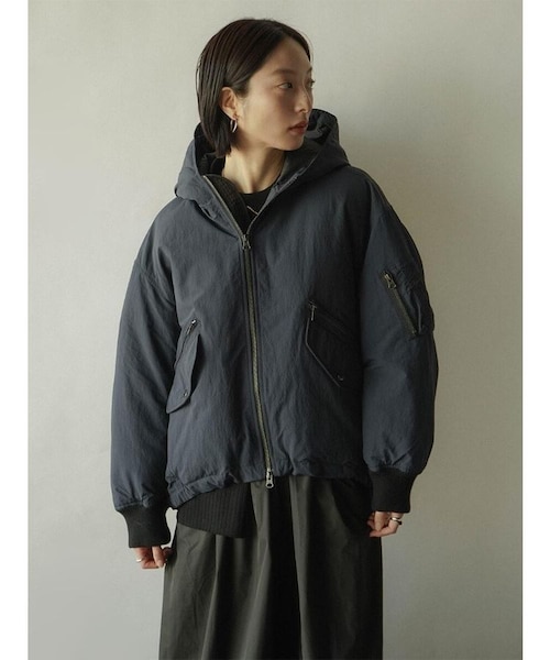 バルーンヘムフリースジップジャケット｜メドックの通販｜&mall