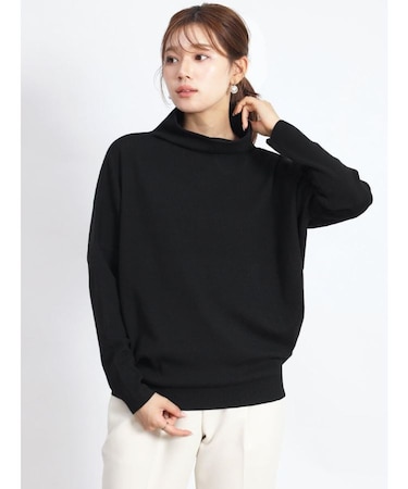 ボトルネックリラクシードルマンニット