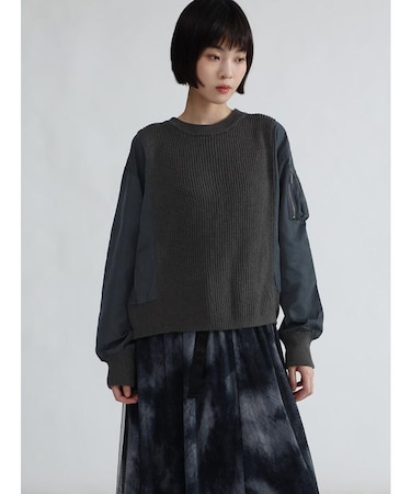 MA-1ドッキングニットプルオーバー