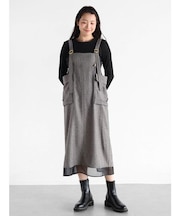 ツイードライクドロストジャンパースカート