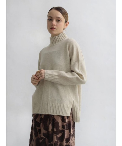 【諏訪】ハイネックウールニットPO