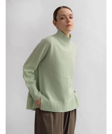 【諏訪】ハイネックウールニットPO