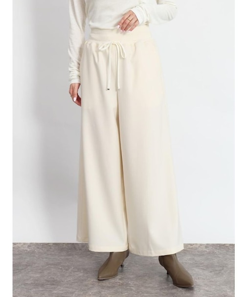 ワイドリブウエストリラクシーパンツ