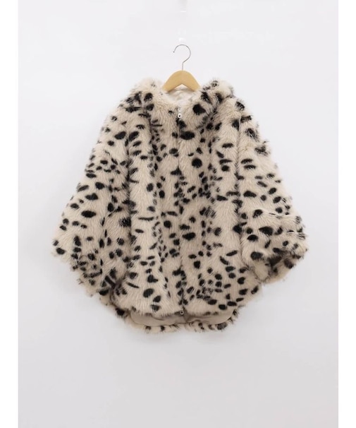 ダルメシアンボリュームファーコート