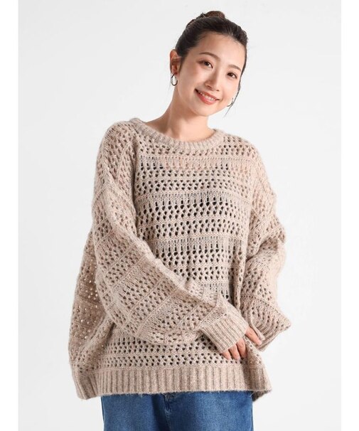 ミックスカラーニット