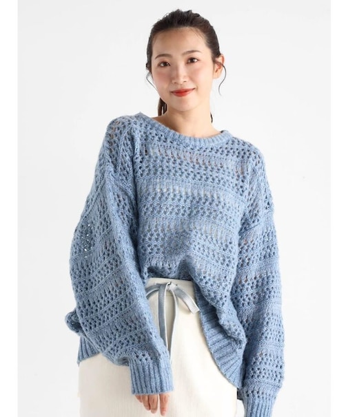 ミックスカラーニット