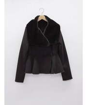 フェイクムートンビッグカラージャケット