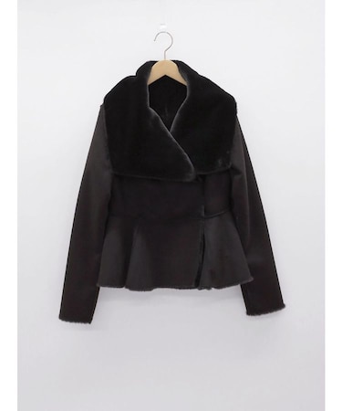 フェイクムートンビッグカラージャケット