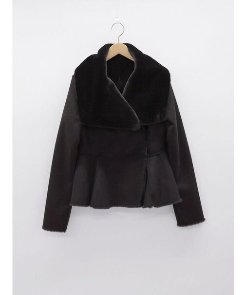 フェイクムートンビッグカラージャケット