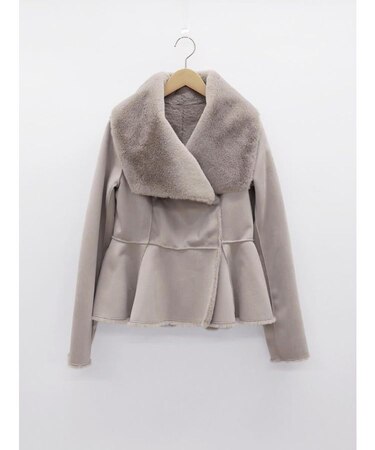 フェイクムートンビッグカラージャケット