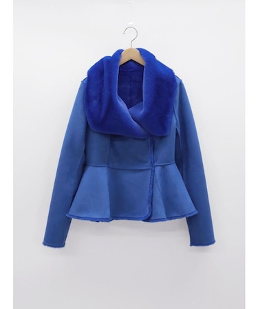 フェイクムートンビッグカラージャケット