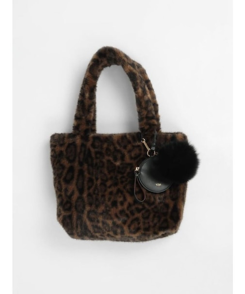 リバーシブルファートート(leopard)