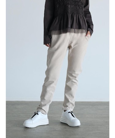 裏起毛ハイストレッチスリムパンツ