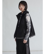 異素材ドッキングフリースベスト