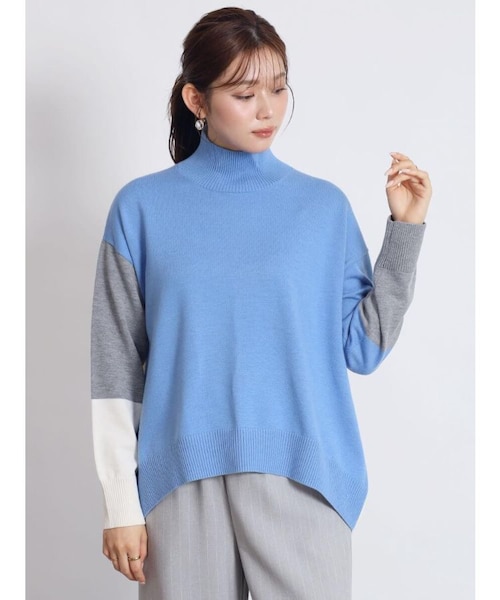 マルチカラーニットトップス｜メドックの通販｜&mall（アンドモール