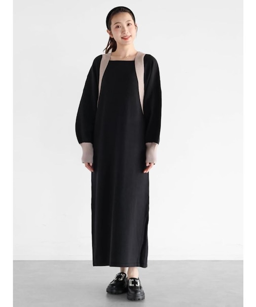 ボレロドッキングニットワンピース