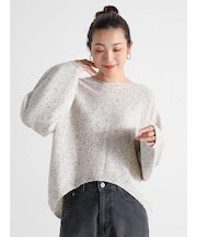 MIXネップクロップドプルオーバー