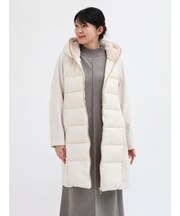 フェイクファーフードロングコート