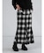 オンブレチェックフレアスカート