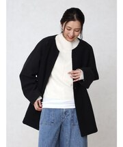 ブークレードッキングノーカラーコート