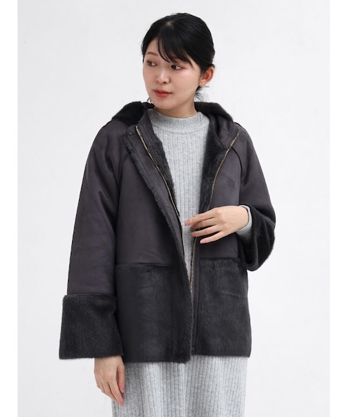 フェイクムートンブルゾン