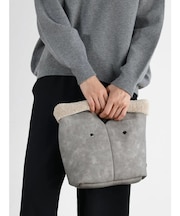 フェイクレザー2wayバッグ